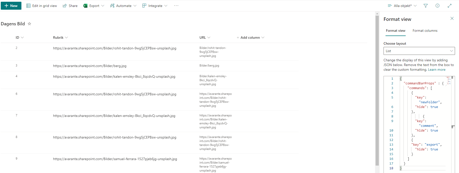 Hide Part Of The Command Bar In SharePoint Lists And Libraries
